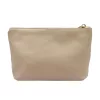Gregorio COSMETICS-005 taupe női bőr kozmetikai táska 21 x 13 x 8 cm