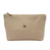 Gregorio COSMETICS-005 taupe női bőr kozmetikai táska 21 x 13 x 8 cm