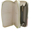 Peterson PTN 007-F8 lila virágmintás női pénztárca 13 x 9 x 3.3 cm