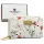 Peterson PTN 007-F8 bézs virágmintás női pénztárca 13 x 9 x 3.3 cm