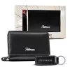 Peterson PTN SET-D-02-KCS fekete női bőr pénztárca 12.5 x 8.5 x 3.5 cm