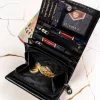 Peterson PTN SET-D-02-KCS fekete női bőr pénztárca 12.5 x 8.5 x 3.5 cm