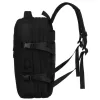 Peterson PTN 24421 fekete laptoptartós osztott kabintáska, fedélzeti hátizsák 45 x 30 x 25 cm