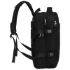 Peterson PTN 24421 fekete laptoptartós osztott kabintáska, fedélzeti hátizsák 45 x 30 x 25 cm
