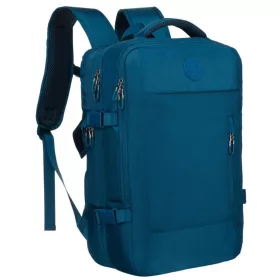   Peterson PTN 24421 kék laptoptartós osztott kabintáska, fedélzeti hátizsák 45 x 30 x 25 cm