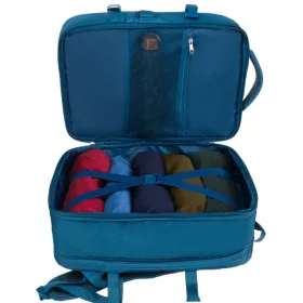   Peterson PTN 24421 kék laptoptartós osztott kabintáska, fedélzeti hátizsák 45 x 30 x 25 cm