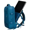 Peterson PTN 24421 kék laptoptartós osztott kabintáska, fedélzeti hátizsák 45 x 30 x 25 cm