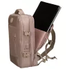 Peterson PTN 24421 taupe laptoptartós osztott kabintáska, fedélzeti hátizsák 45 x 30 x 25 cm