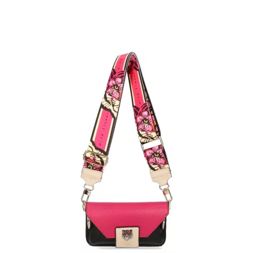 EGO ES0311WF 030026WL magenta női bőr oldaltáska, crossbody 13 x 7 x 20 cm