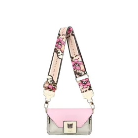   EGO ES0311WF 060026WL rózsaszín női bőr oldaltáska, crossbody 13 x 7 x 20 cm