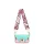 EGO ES0311WF 020026WL türkiz női bőr oldaltáska, crossbody 13 x 7 x 20 cm