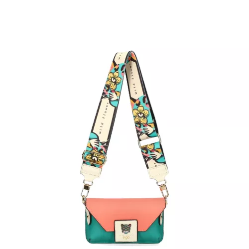 EGO ES0311WF 040026WL narancs női bőr oldaltáska, crossbody 13 x 7 x 20 cm