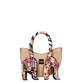   EGO ES0310WF 060026WL mogyoró női bőr kézitáska, crossbody 20 x 18 x 11 cm