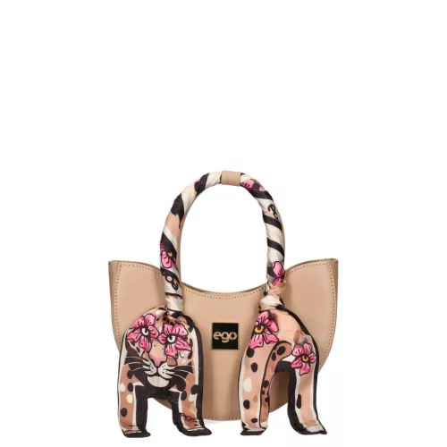EGO ES0310WF 060026WL mogyoró női bőr kézitáska, crossbody 20 x 18 x 11 cm