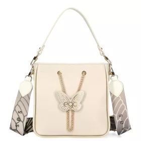   EGO ES0021S7 130026WL bézs női bőr oldaltáska 24 x 24 x 11 cm
