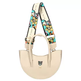   EGO ES0310WF 040026WL bézs női bőr kézitáska, crossbody 20 x 18 x 11 cm