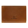 EL FORREST 900-26 RFID konyak férfi bőr pénztárca 12 x 8 x 3 cm