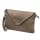 VS 050 mogyoróbarna női bőr kézitáska, válltáska, crossbody 28 x 19 x 6 cm