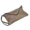 VS 050 mogyoróbarna női bőr kézitáska, válltáska, crossbody 28 x 19 x 6 cm