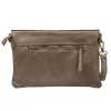 VS 050 mogyoróbarna női bőr kézitáska, válltáska, crossbody 28 x 19 x 6 cm