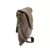 VS 050 mogyoróbarna női bőr kézitáska, válltáska, crossbody 28 x 19 x 6 cm