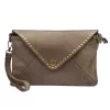 VS 050 mogyoróbarna női bőr kézitáska, válltáska, crossbody 28 x 19 x 6 cm