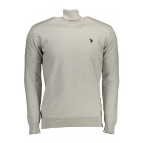 U.S. Polo férfi szürke garbós pulóver, pulcsi XL