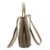 Luka 24-082 CROCO taupe női bőr kézitáska, válltáska 31 x 25 x 11 cm