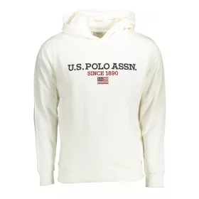 U.S. POLO férfi fehér pulóver 2XL