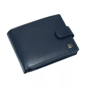   Choice kompakt méretű bőr sötétkék pénztárca 12 x 9,5 cm