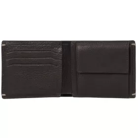   Burkely Billfold fekete színű, bőr pénztárca, RFID védelem