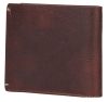 Burkely Billfold barna színű, bőr pénztárca, RFID védelem