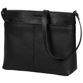   Burkely Antik Avery fekete női bőr válltáska 30,5 x 27 x 9,5 cm