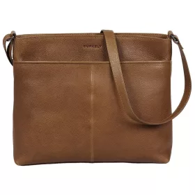   Burkely Antik Avery konyakbarna női bőr válltáska 30,5 x 27 x 9,5 cm