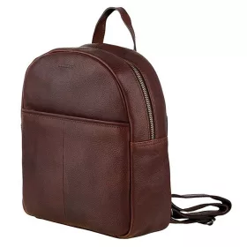   Burkely Antique Avery sötétbarna színű, női bőr hátizsák, tablet tartóval 9,7"