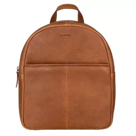   Burkely Antique Avery konyak színű, női bőr hátizsák, tablet tartóval 9,7"