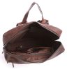Burkely Antique Avery sötétbarna bőr hátizsák, laptop tartóval 15,6"