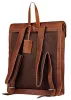 Burkely Antique Avery cognac bőr hátizsák, backpack 14"