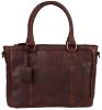 Burkely Fundamentals Antique Avery Handbag barna női bőr válltáska, kézitáska 33 x 21 x 12 cm