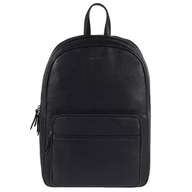   Burkely Antique Avery fekete bőr hátizsák, laptop tartóval 14"