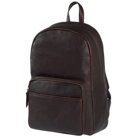   Burkely Antique Avery barna bőr hátizsák, laptop tartóval 14"