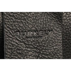   Burkely Antique Avery nagyméretű fekete bőr laptoptáska 17"