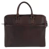 Burkely Antique Avery nagyméretű barna bőr laptoptáska 17"