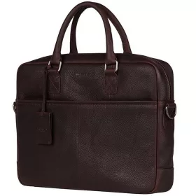   Burkely Antique Avery sötétbarna bőr laptoptáska 15,6"