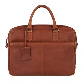 Burkely Antique Avery konyak bőr laptoptáska 15,6"