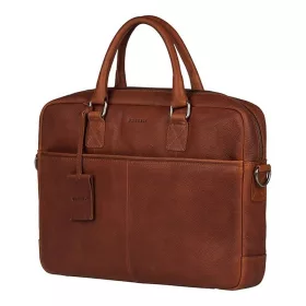 Burkely Antique Avery konyak bőr laptoptáska 15,6"