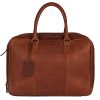Burkely Antique Avery konyak színű bőr laptoptáska, oldaltáska 15"6