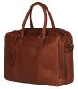 Burkely Antique Avery konyak színű bőr laptoptáska, oldaltáska 15"6