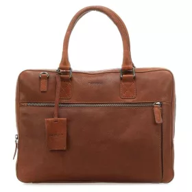   Burkely Antique Avery konyak bőr laptoptáska, oldaltáska 13"