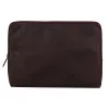 Burkely sötétbarna bőr laptoptartó, 15,6"